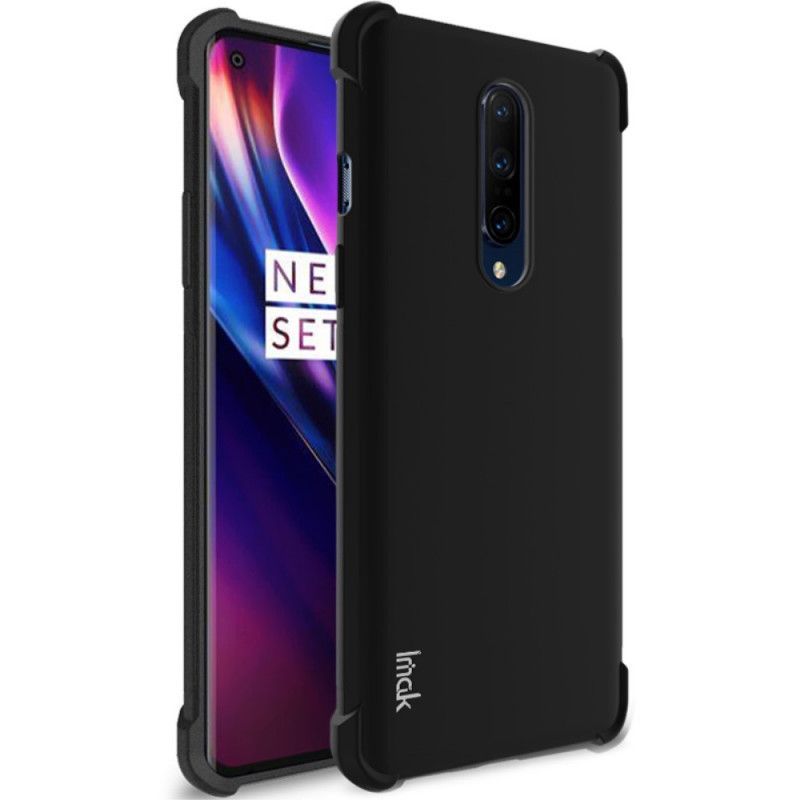 Κάλυμμα OnePlus 8 Μαύρο Εύκαμπτη Σιλικόνη Με Φιλμ Οθόνης Imak