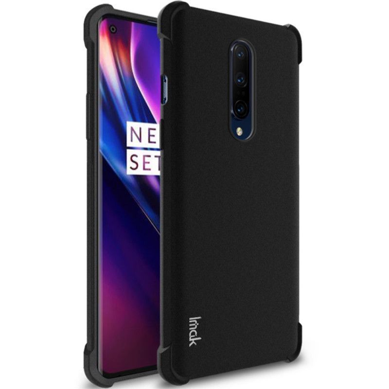 Κάλυμμα OnePlus 8 Μαύρο Εύκαμπτη Σιλικόνη Με Φιλμ Οθόνης Imak