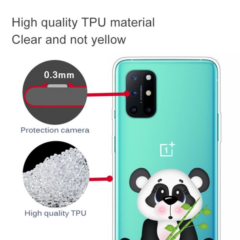 Κάλυμμα OnePlus 8T Διάφανο Λυπημένο Panda