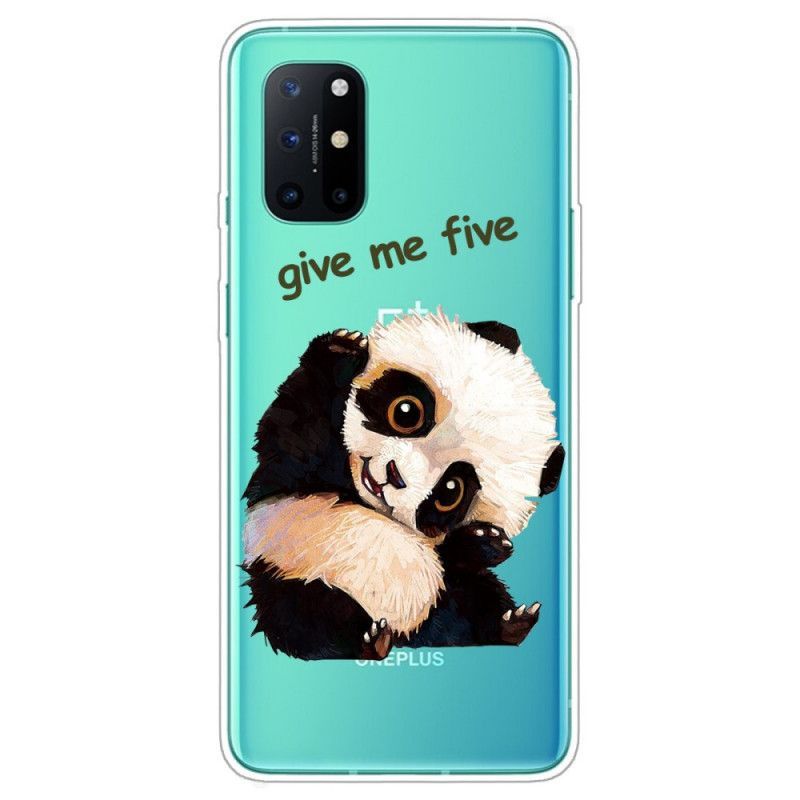 Κάλυμμα OnePlus 8T Θήκες Κινητών Διάφανο Panda Δώσε Μου Πέντε