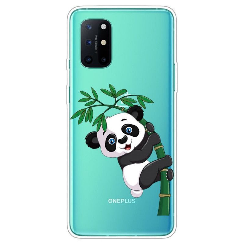 Κάλυμμα OnePlus 8T Χωρίς Ραφή Panda Σε Μπαμπού