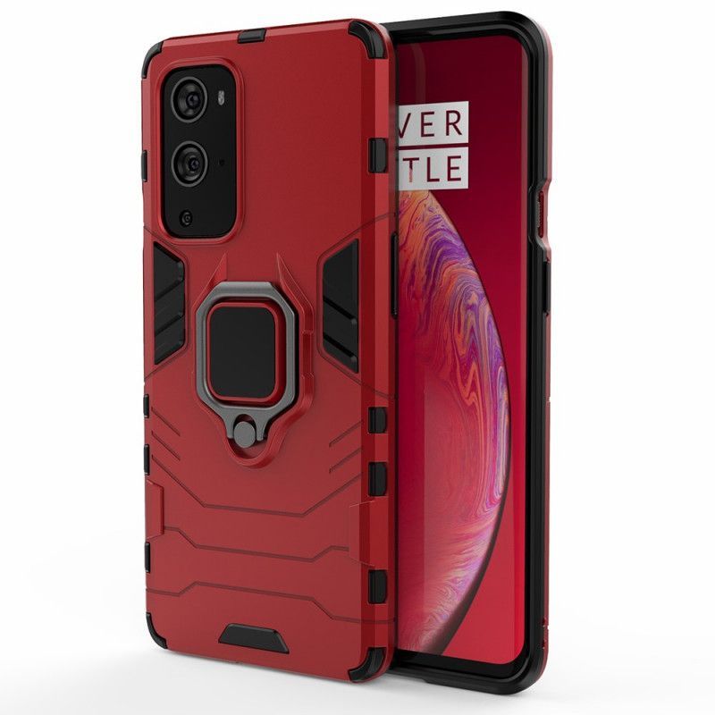 Κάλυμμα OnePlus 9 Pro Μαύρο Ανθεκτικός Δακτύλιος σιλικόνης