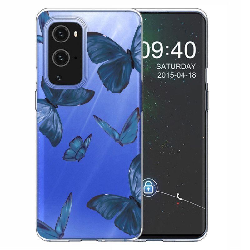 Κάλυμμα OnePlus 9 Pro Ροζ Άγριες Πεταλούδες