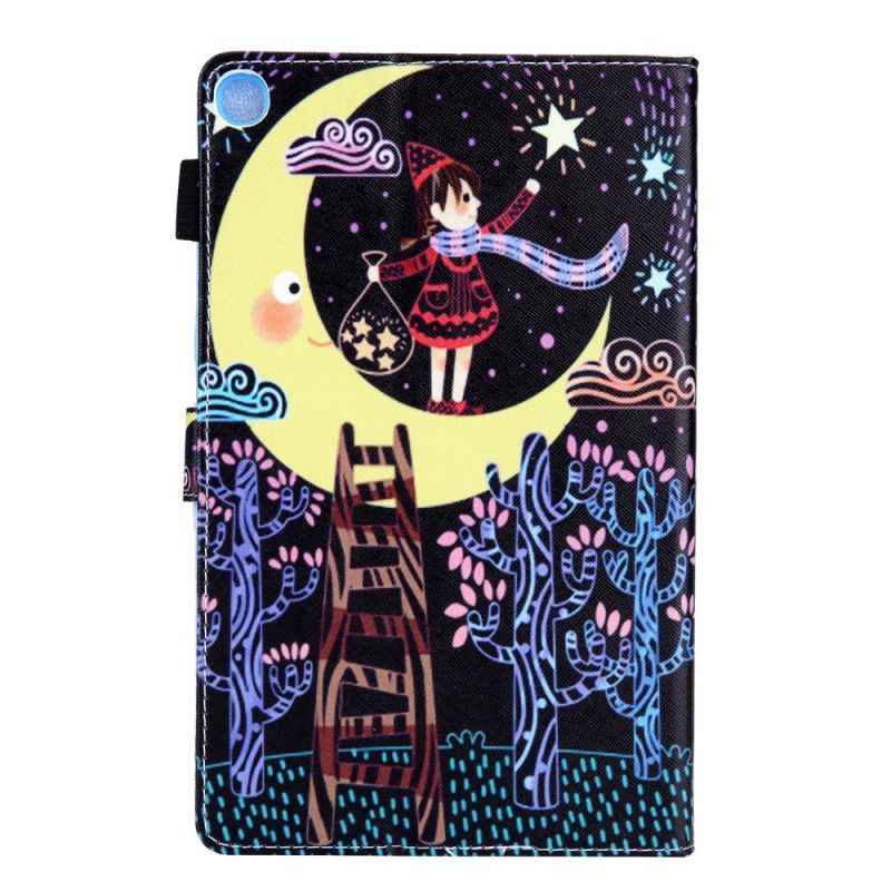 Cover Samsung Galaxy Tab A 10.1 (2019) Girl In The Moon