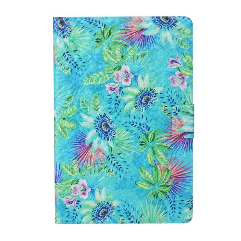 Cover Samsung Galaxy Tab A 10.1 (2019) Λουλούδια Και Φύλλα