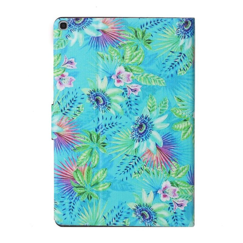 Cover Samsung Galaxy Tab A 10.1 (2019) Λουλούδια Και Φύλλα