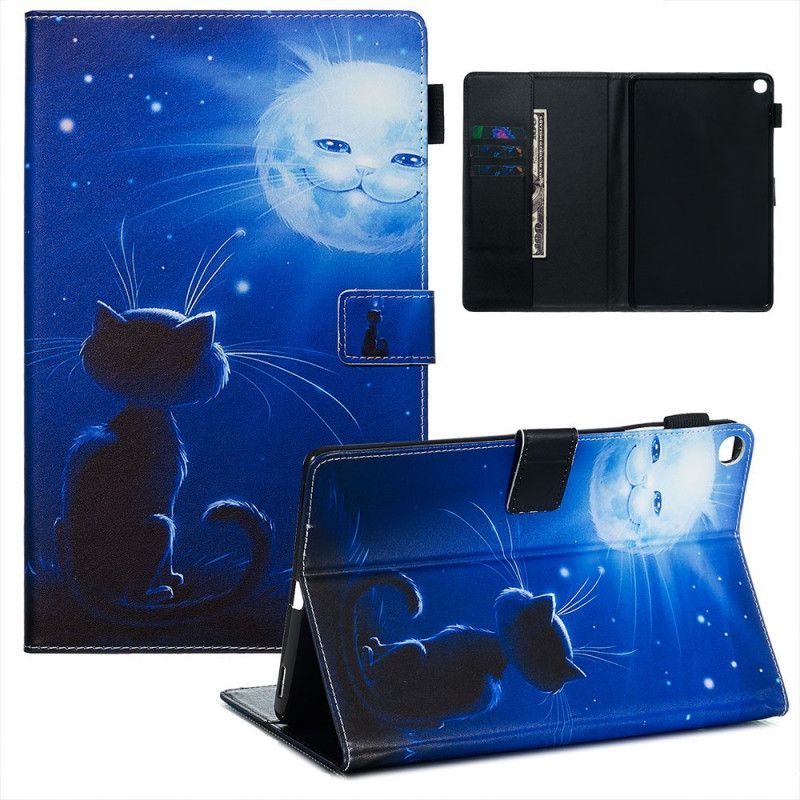 Cover Samsung Galaxy Tab A 10.1 (2019) Moonlight Cat