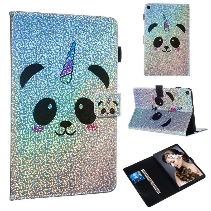 Cover Samsung Galaxy Tab A 10.1 (2019) Panda Glitter