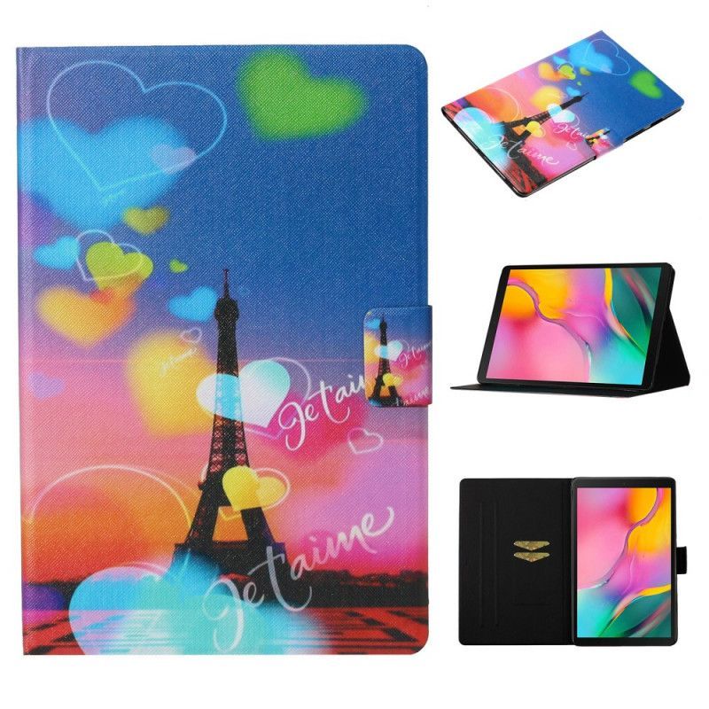 Cover Samsung Galaxy Tab A 10.1 (2019) Paris Je T'Aime