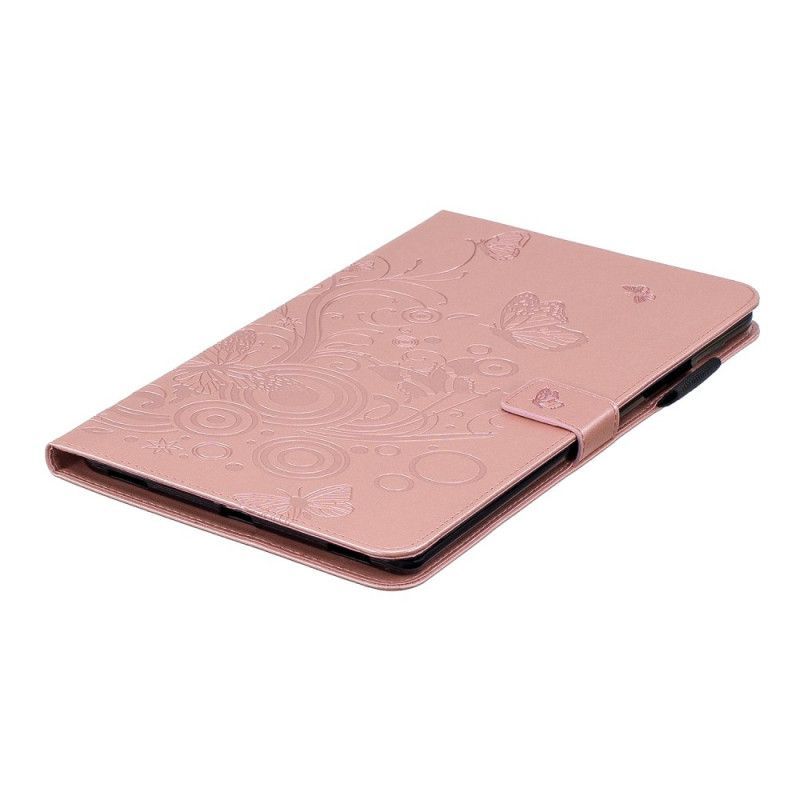 Cover Samsung Galaxy Tab A 10.1 (2019) Πεταλούδες Και Λουλούδια