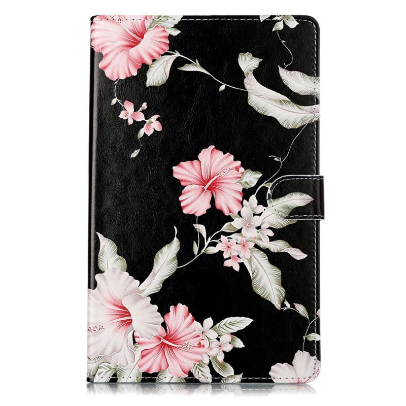 Cover Samsung Galaxy Tab A 10.1 (2019 Ροζ Λουλούδια