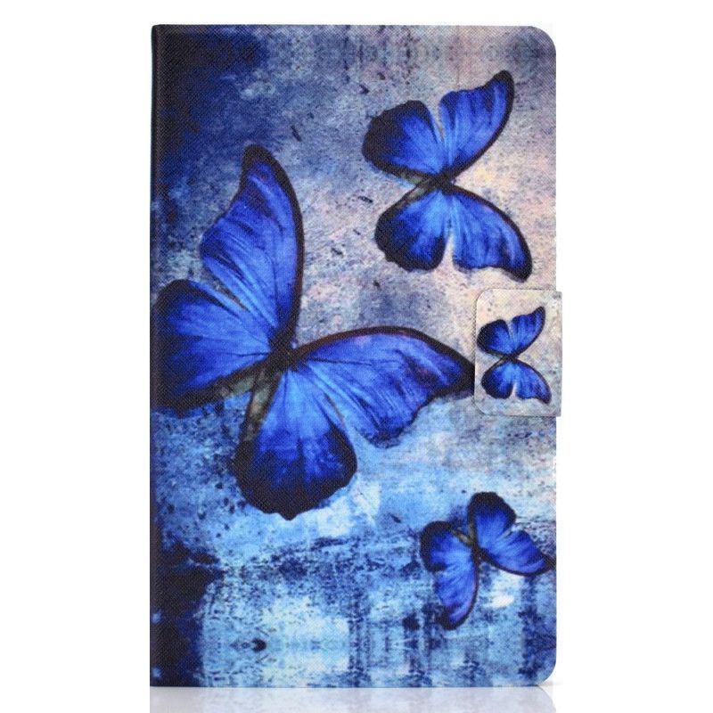 Cover Samsung Galaxy Tab A 8.0 (2019) Blue Butterflies