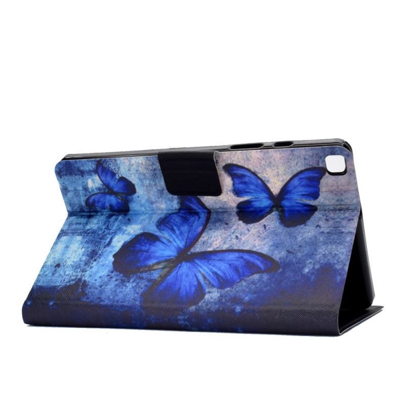 Cover Samsung Galaxy Tab A 8.0 (2019) Blue Butterflies