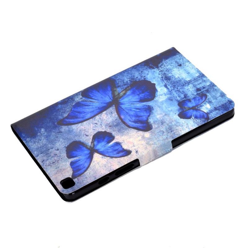 Cover Samsung Galaxy Tab A 8.0 (2019) Blue Butterflies