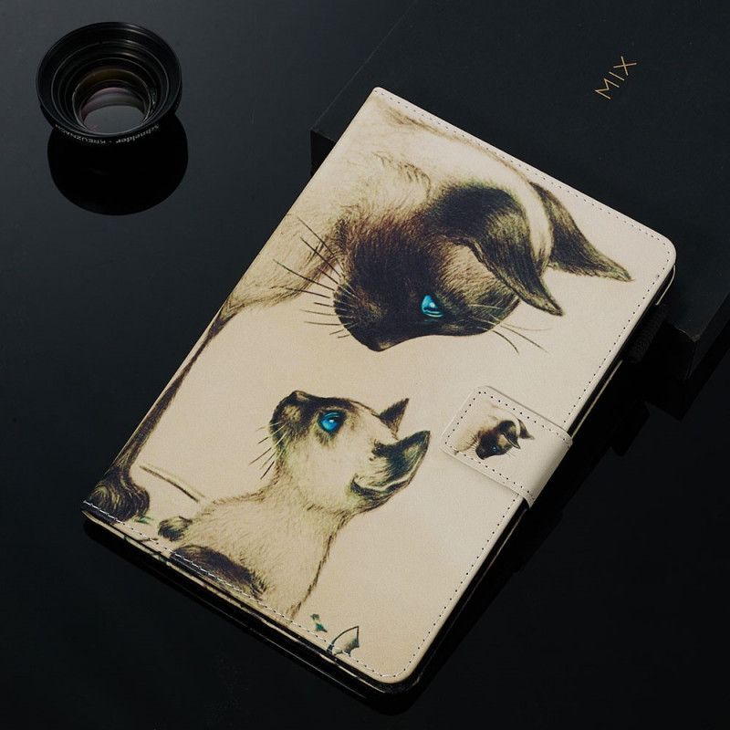 Cover Samsung Galaxy Tab A 8.0 (2019) Γάτες Με Μπλε Μάτια