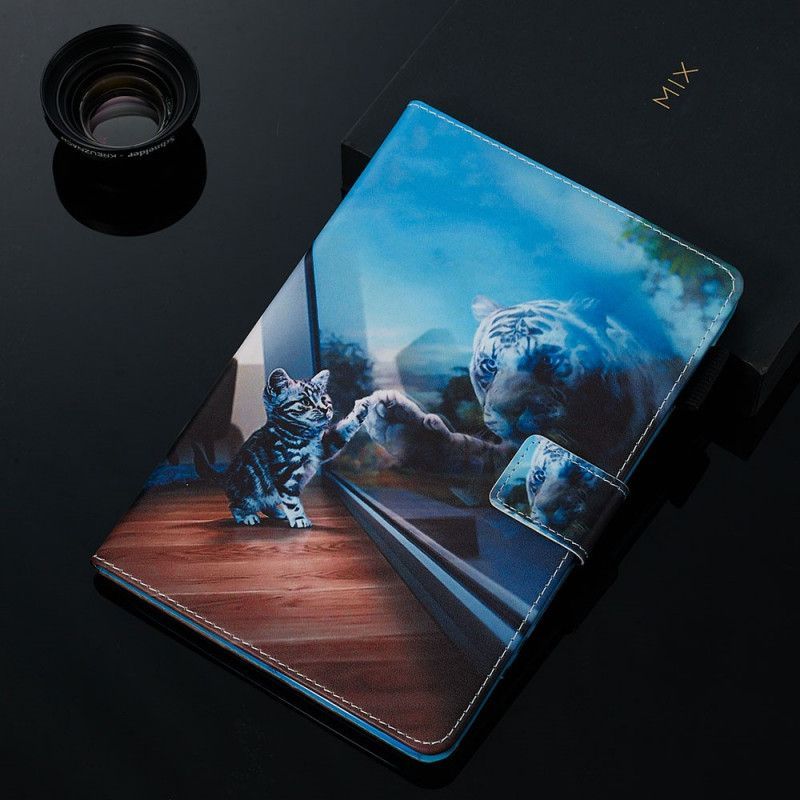 Cover Samsung Galaxy Tab Ένα 8.0 (2019) Γατάκι Στο Παράθυρο