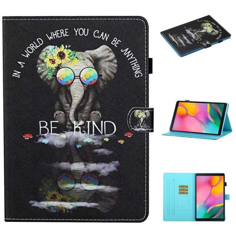 Cover Samsung Galaxy Tab Ένας Ελέφαντας 10.1 (2019) Να Είσαι Ευγενικός