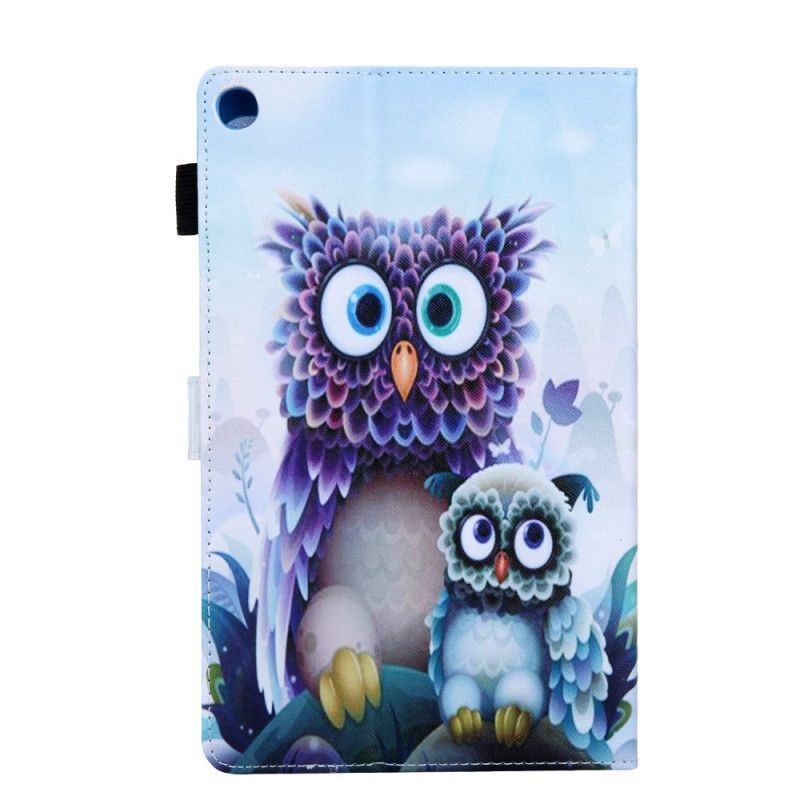 Cover Samsung Galaxy Tab Μια 10.1 (2019) Σαστισμένες Κουκουβάγιες