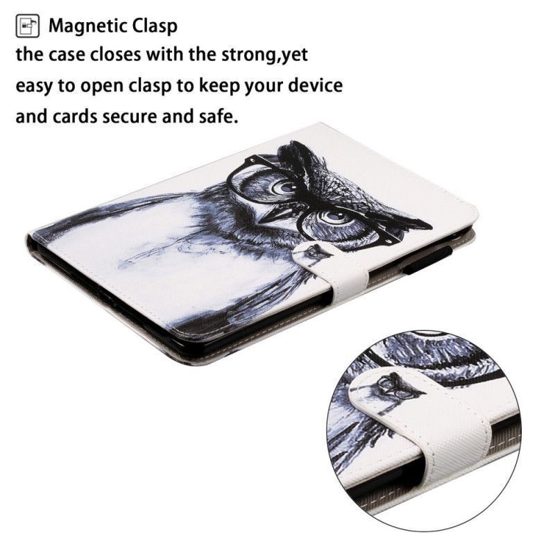 Cover Samsung Galaxy Tab Μια 8.0 (2019) Άγρυπνη Κουκουβάγια