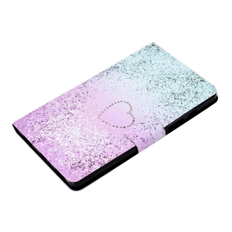 Cover Samsung Galaxy Tab Μια 8.0 (2019) Glitter Καρδιά