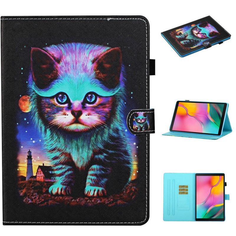 Cover Samsung Galaxy Tab Μια Ηλεκτρική Γάτα 10.1 (2019)