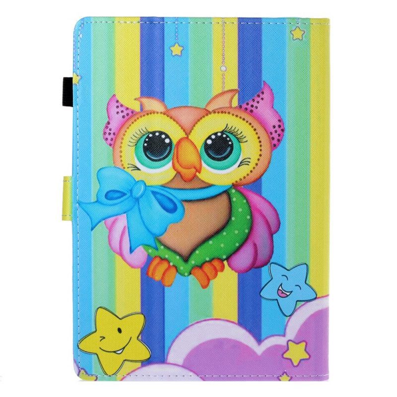 Cover Samsung Galaxy Tab Μια Πολύχρωμη Κουκουβάγια 8.0 (2019)