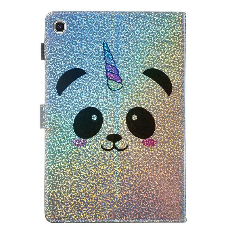 δερματινη Κάλυμμα Για Samsung Galaxy Tab S5e Glitter Panda