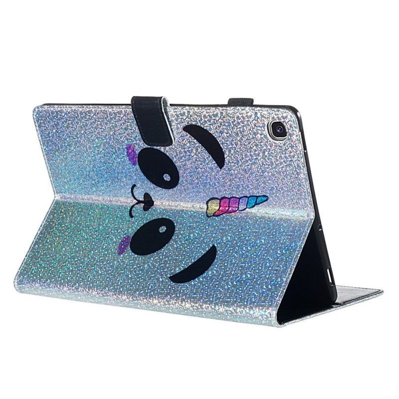 δερματινη Κάλυμμα Για Samsung Galaxy Tab S5e Glitter Panda