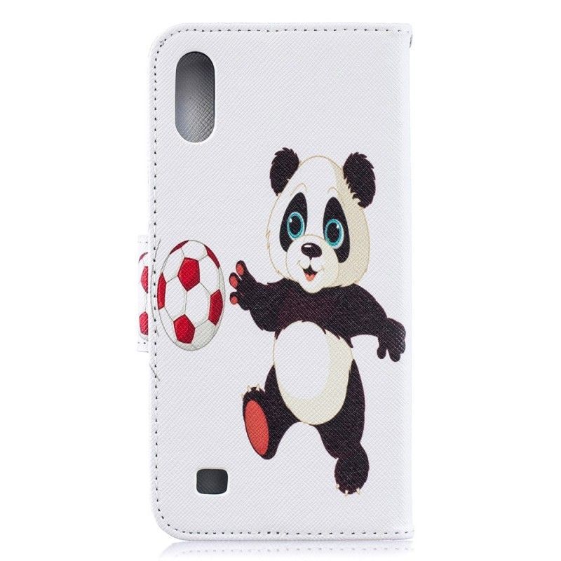 δερματινη Κάλυμμα Samsung Galaxy A10 Πόδι Panda