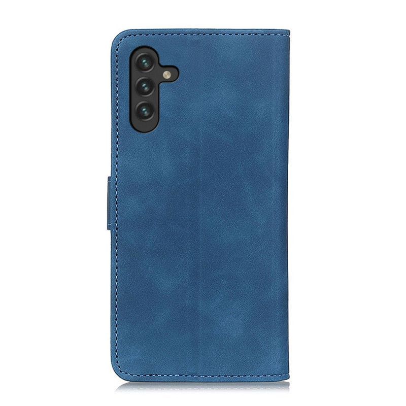 δερματινη Κάλυμμα Samsung Galaxy A13 5G Μαύρο Vintage Khazneh Leather Effect σιλικόνης