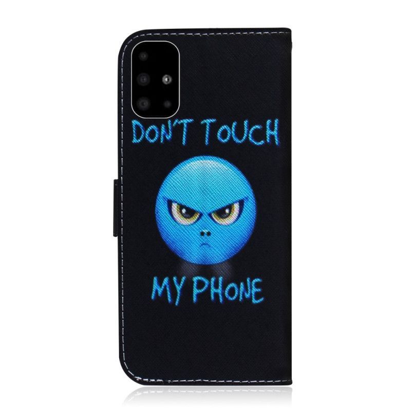 δερματινη Κάλυμμα Samsung Galaxy A51 Emoji Τηλεφώνου Πρωτότυπος