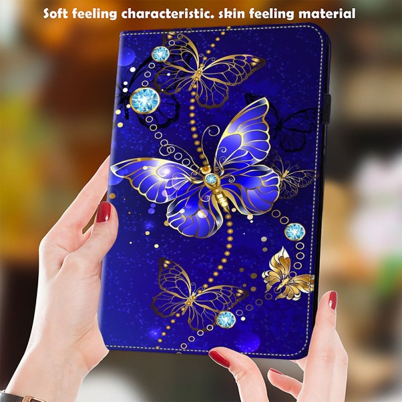 Δερμάτινη Θήκη Κινητού Samsung Galaxy Tab S9 Fe Plus Θήκες Κινητών Diamond Butterfly