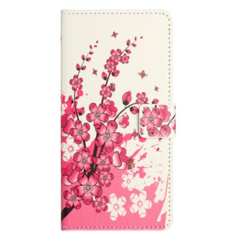 Δερματινη Θηκη Samsung Galaxy A15 5g Plum Blossom