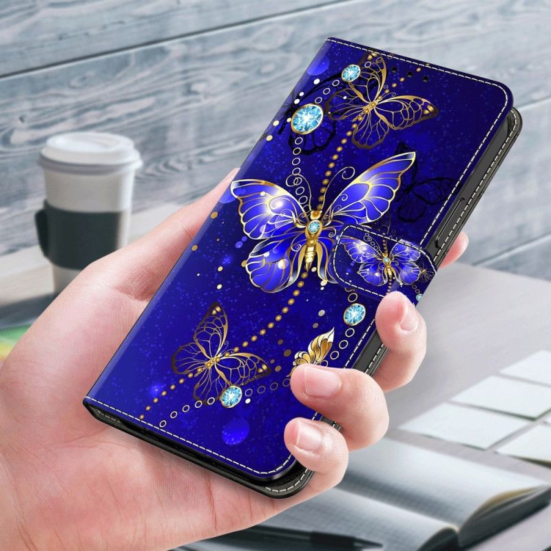 Δερματινη Θηκη Samsung Galaxy A15 Diamond Butterfly