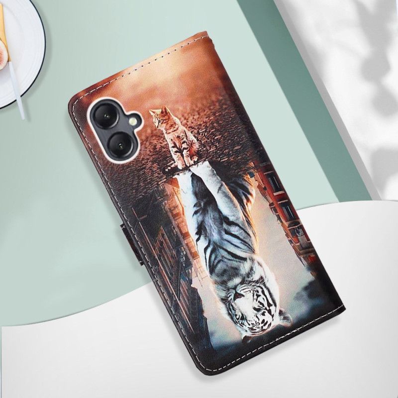 Δερματινη Θηκη Samsung Galaxy A15 Dream Of Kitten With Strap Σιλικόνης