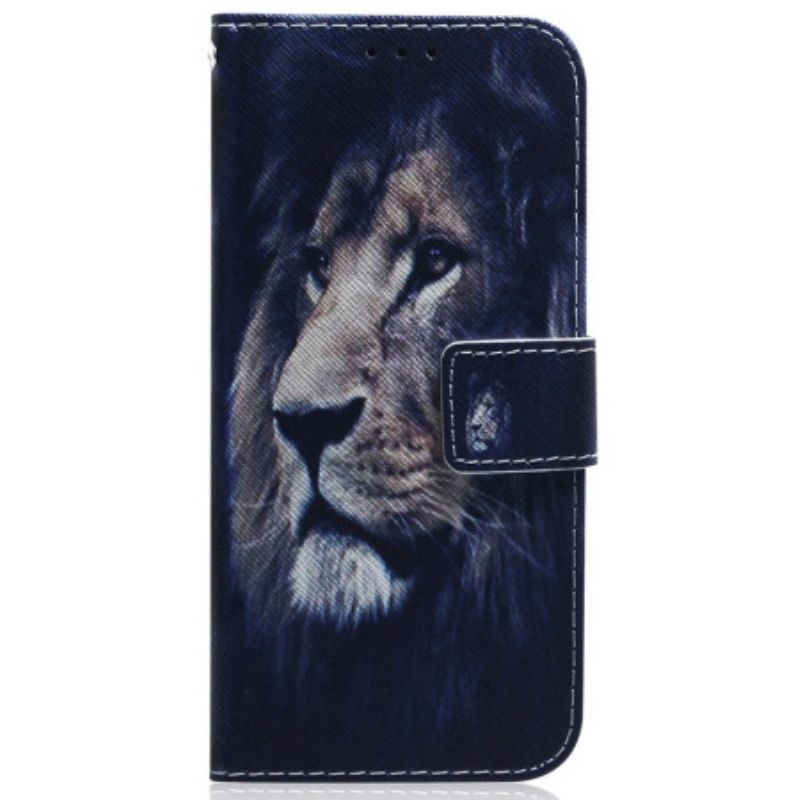 Δερματινη Θηκη Samsung Galaxy A16 5g Dreaming Lion Σιλικόνης