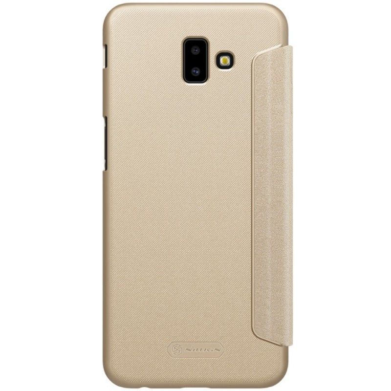 δερματινη θηκη Samsung Galaxy J6 Plus Μαύρο Nillkin