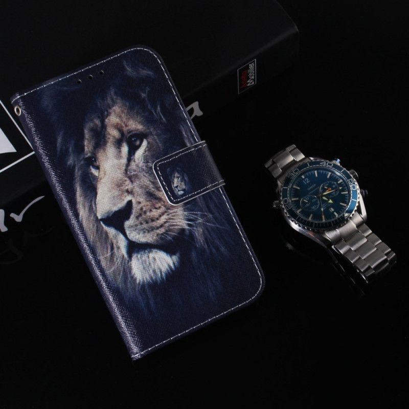 Δερματινη Θηκη Samsung Galaxy S24 5g Dreaming Lion