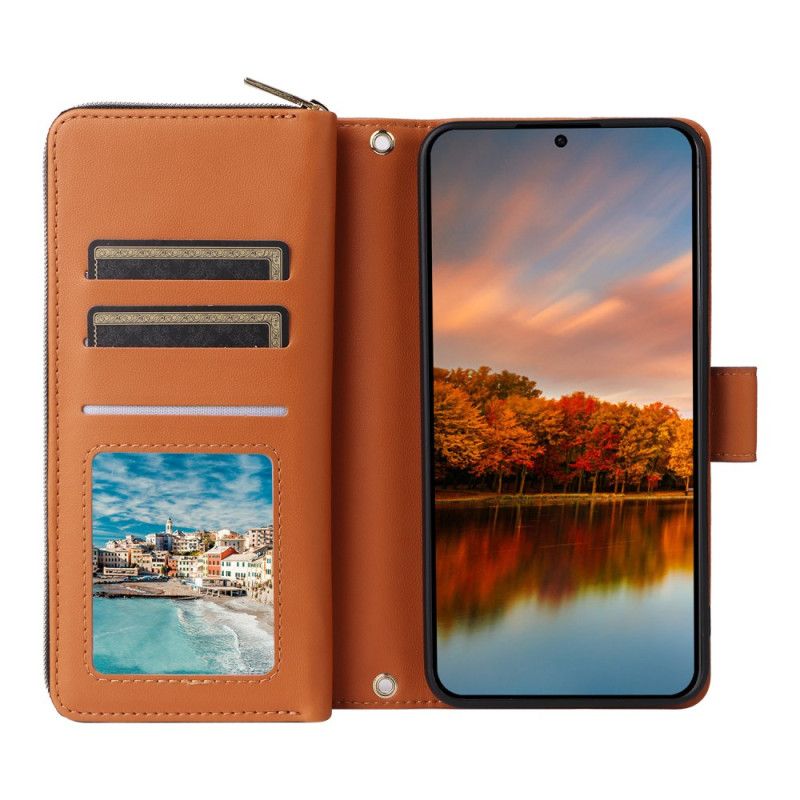 Δερματινη Θηκη Samsung Galaxy S24 Fe Κάτοχοι Καρτών Wallet 9