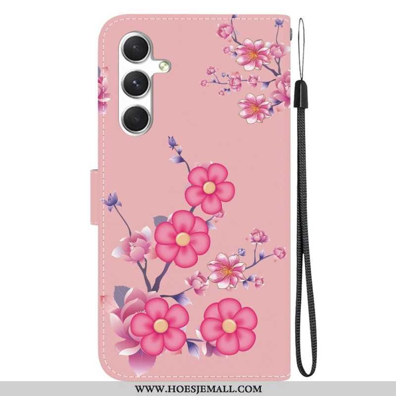 Δερματινη Θηκη Samsung Galaxy S24 Plus 5g Sakura Strap