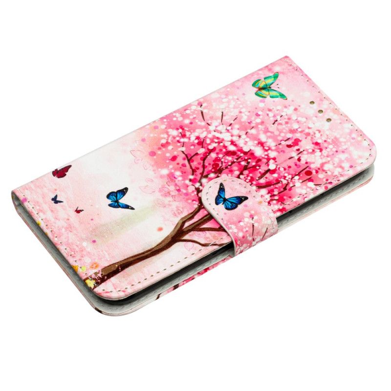 Δερματινη Θηκη Samsung Galaxy S24 Ultra 5g Cherry Blossom Με Λουράκι