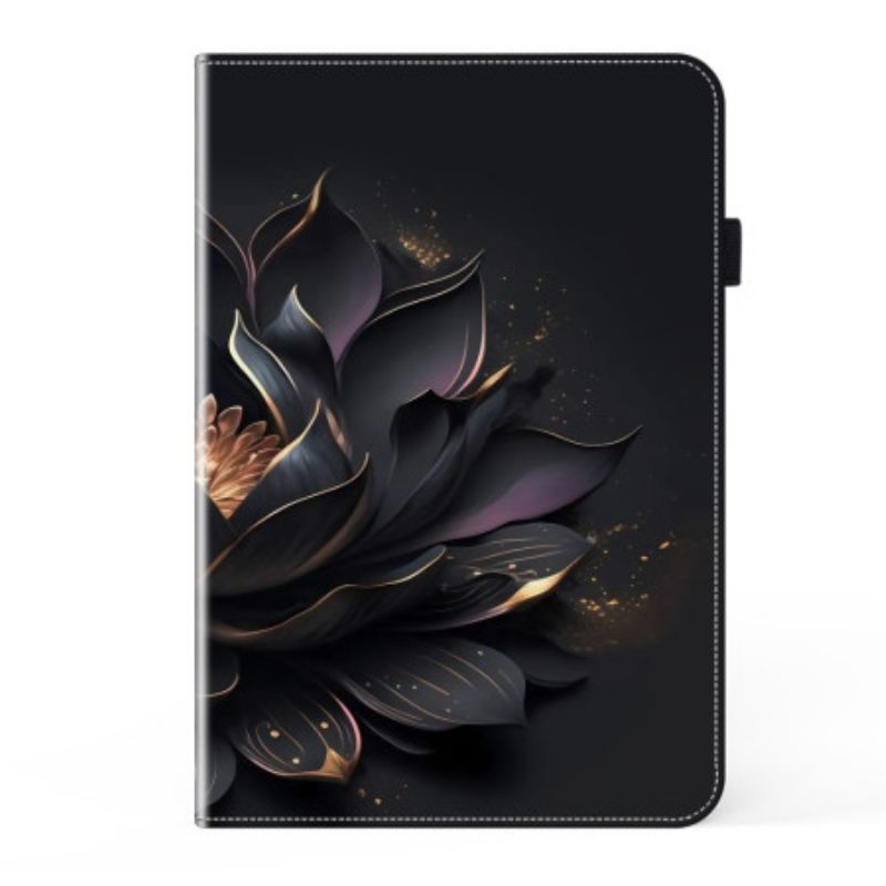 Δερματινη Θηκη Samsung Galaxy Tab S9 Fe Plus Μωβ Lotus