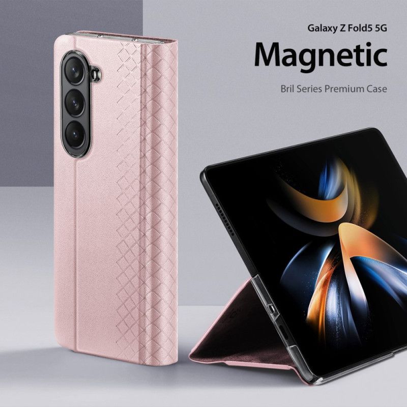 Δερματινη Θηκη Samsung Galaxy Z Fold 5 Σειρά Bril Dux Ducis