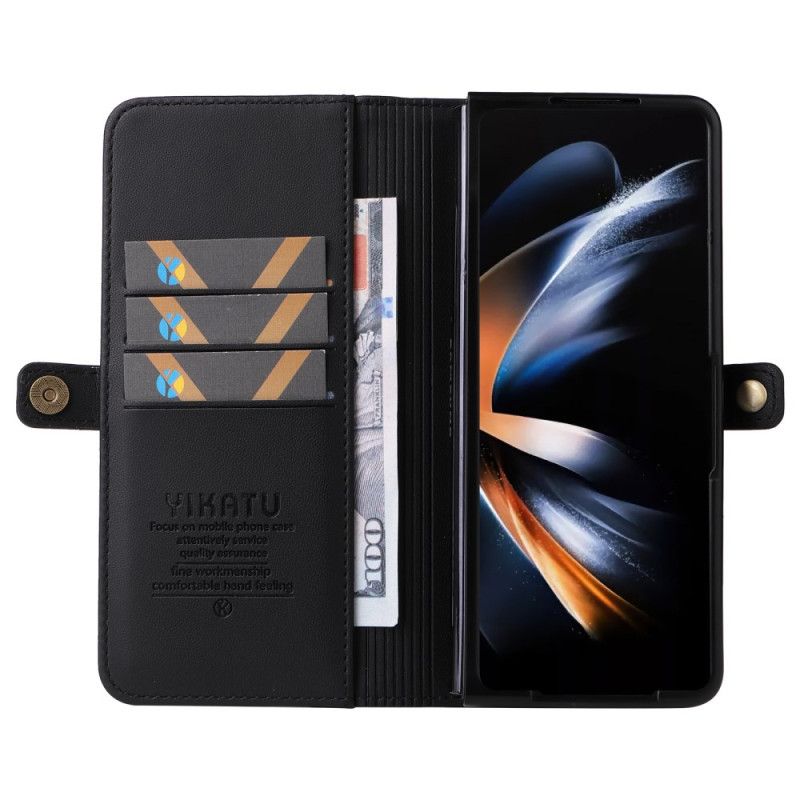 Δερματινη Θηκη Samsung Galaxy Z Fold 6 Faux Leather Yikatu