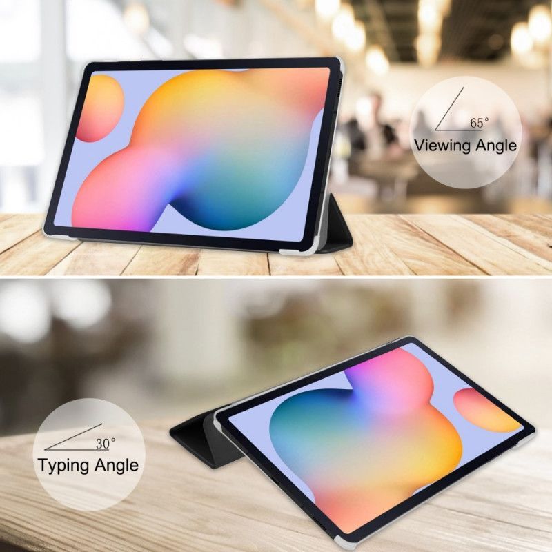 Έξυπνη Θήκη Samsung Galaxy Tab A7 Μαύρο (2020) Απλή Σειρά