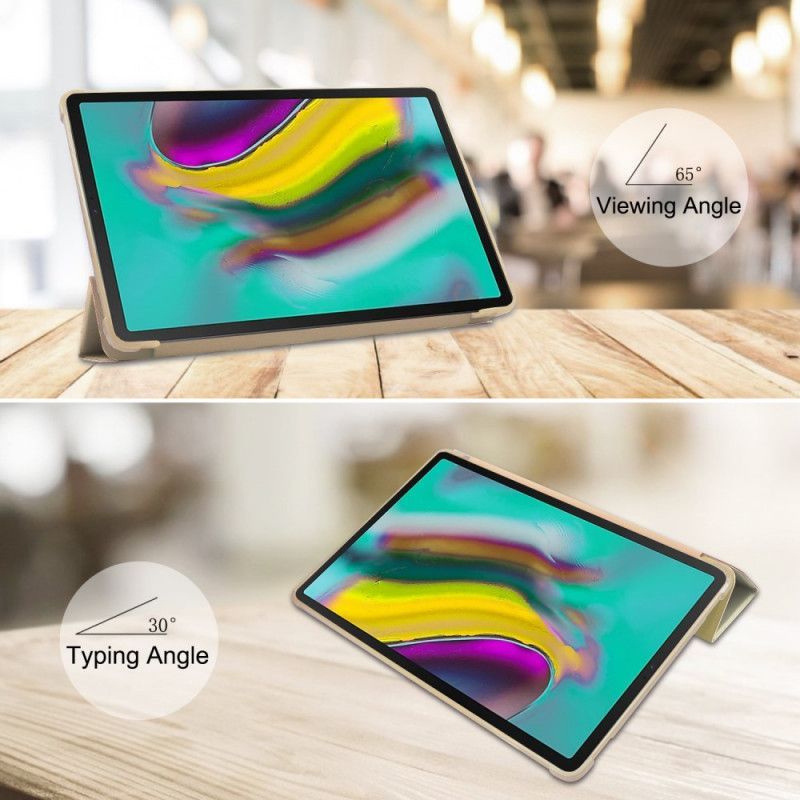 Έξυπνη Θήκη Samsung Galaxy Tab S5e Κόκκινο Ενισχυμένα Χρώματα Γωνιών