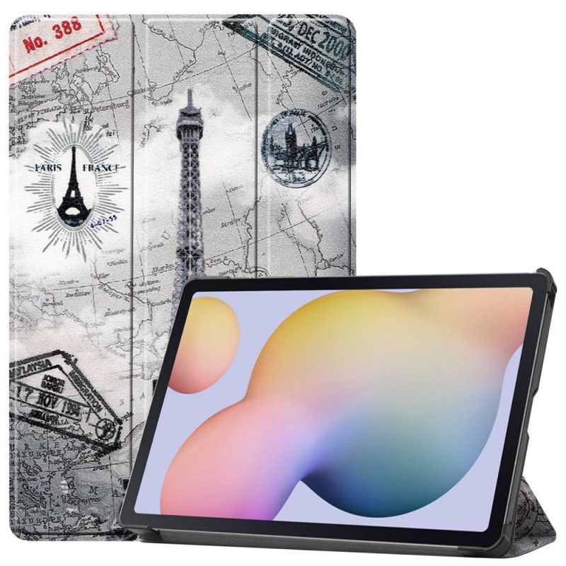 Έξυπνη Θήκη Samsung Galaxy Tab S7 Eiffel Tower Θήκη Για Στυλό