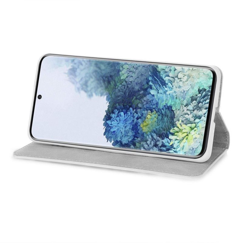 Κάλυμμα Folio Samsung Galaxy A51 Μαύρο Σχέδιο Γκλίτερ