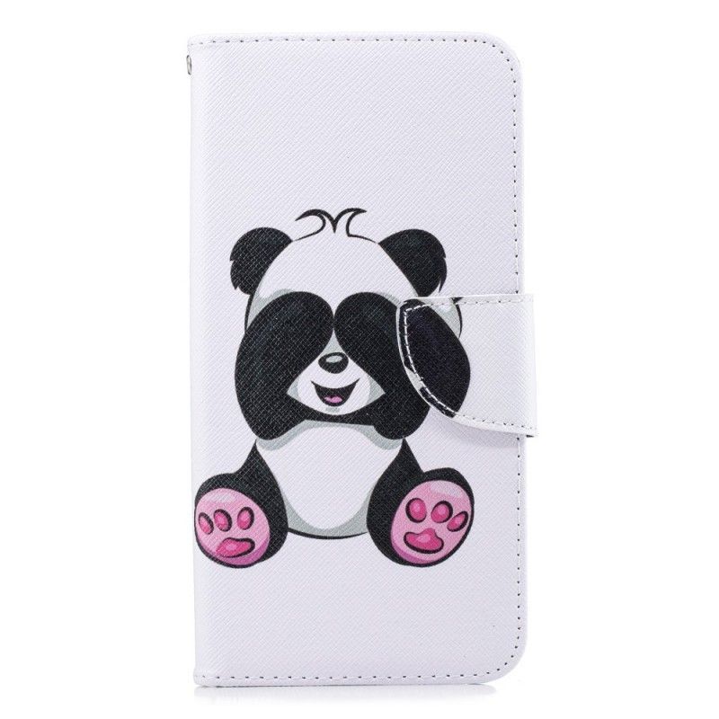 Κάλυμμα Folio Samsung Galaxy J6 Plus Θήκες Κινητών Διασκεδαστικό Panda