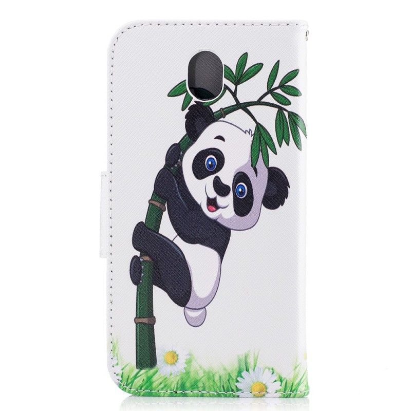 Κάλυμμα Folio Samsung Galaxy J7 2017 Panda Σε Μπαμπού